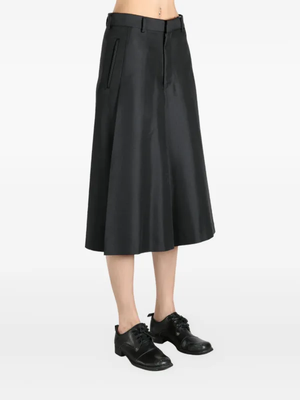 Comme des Garçons 2006 Pleats Skirt Comme des Garçons Tricot black deconstructed pleated skirt
