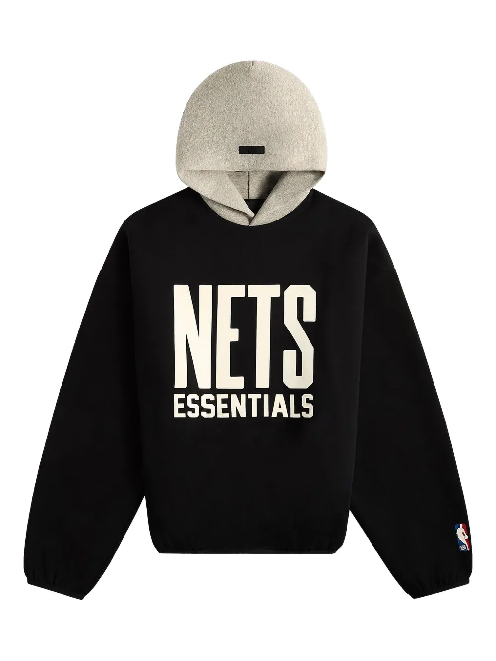 FEAR OF GOD ESSENTIALS nets logo hoodie | Black | Image 1
