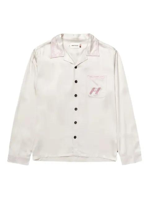 Honor The Gift palm-stitch embroidered shirt