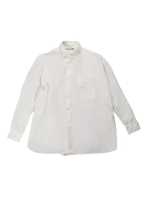 Comme Des Garçons off-centre shirt 