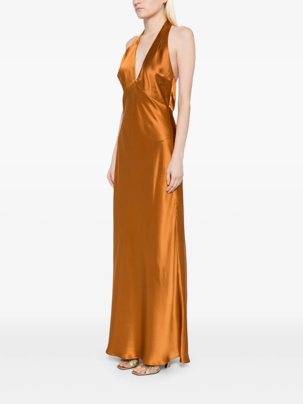Reformation Daniela jurk Beige