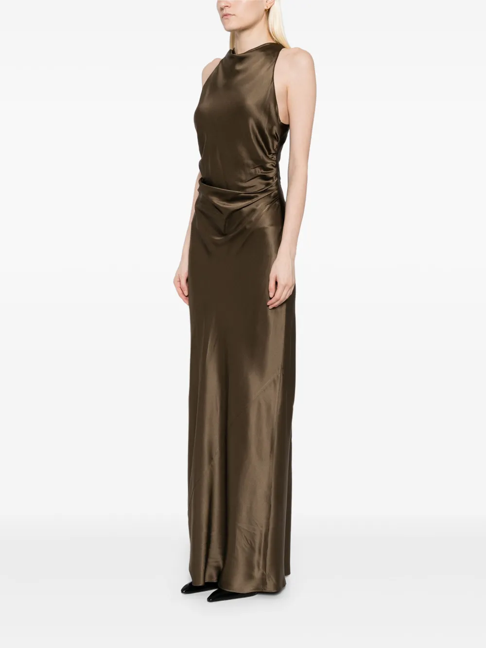 Reformation Anaiis jurk Bruin