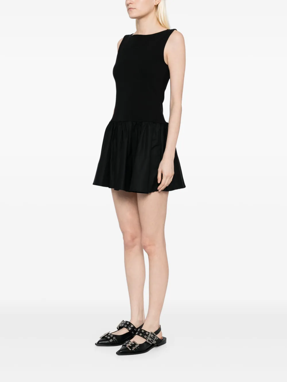 Reformation Defina jurk Zwart