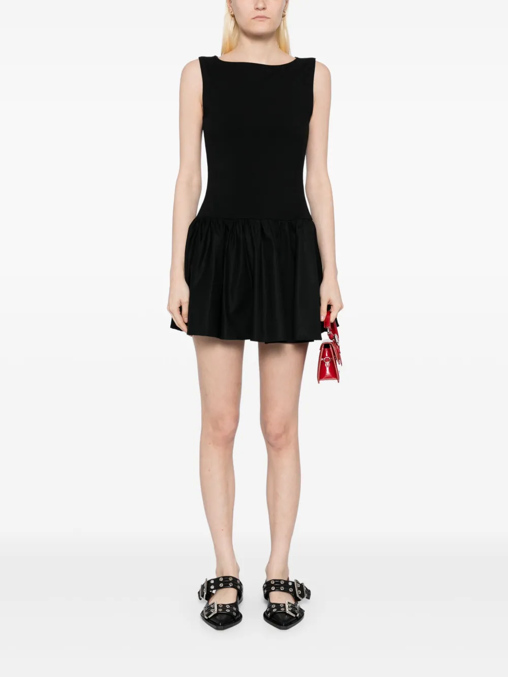 Reformation Defina jurk - Zwart