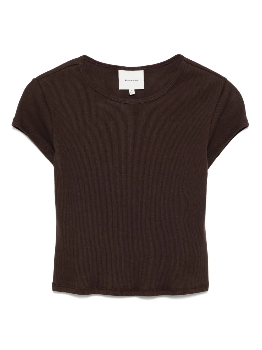 Reformation Muse T-shirt Bruin