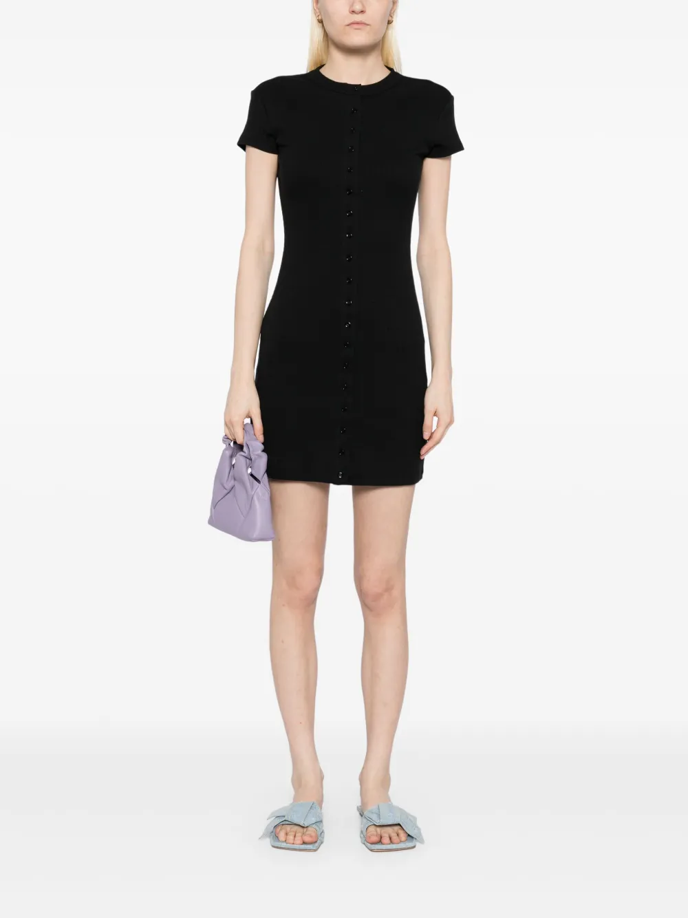 Reformation Raelynn jurk - Zwart