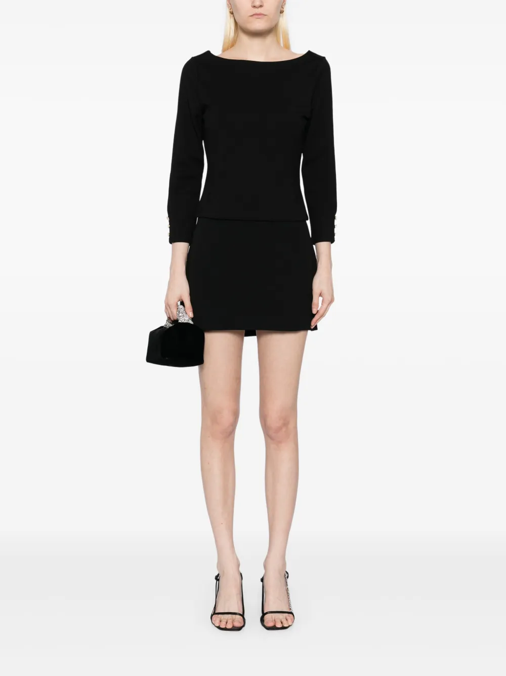Reformation Jalen top - Zwart
