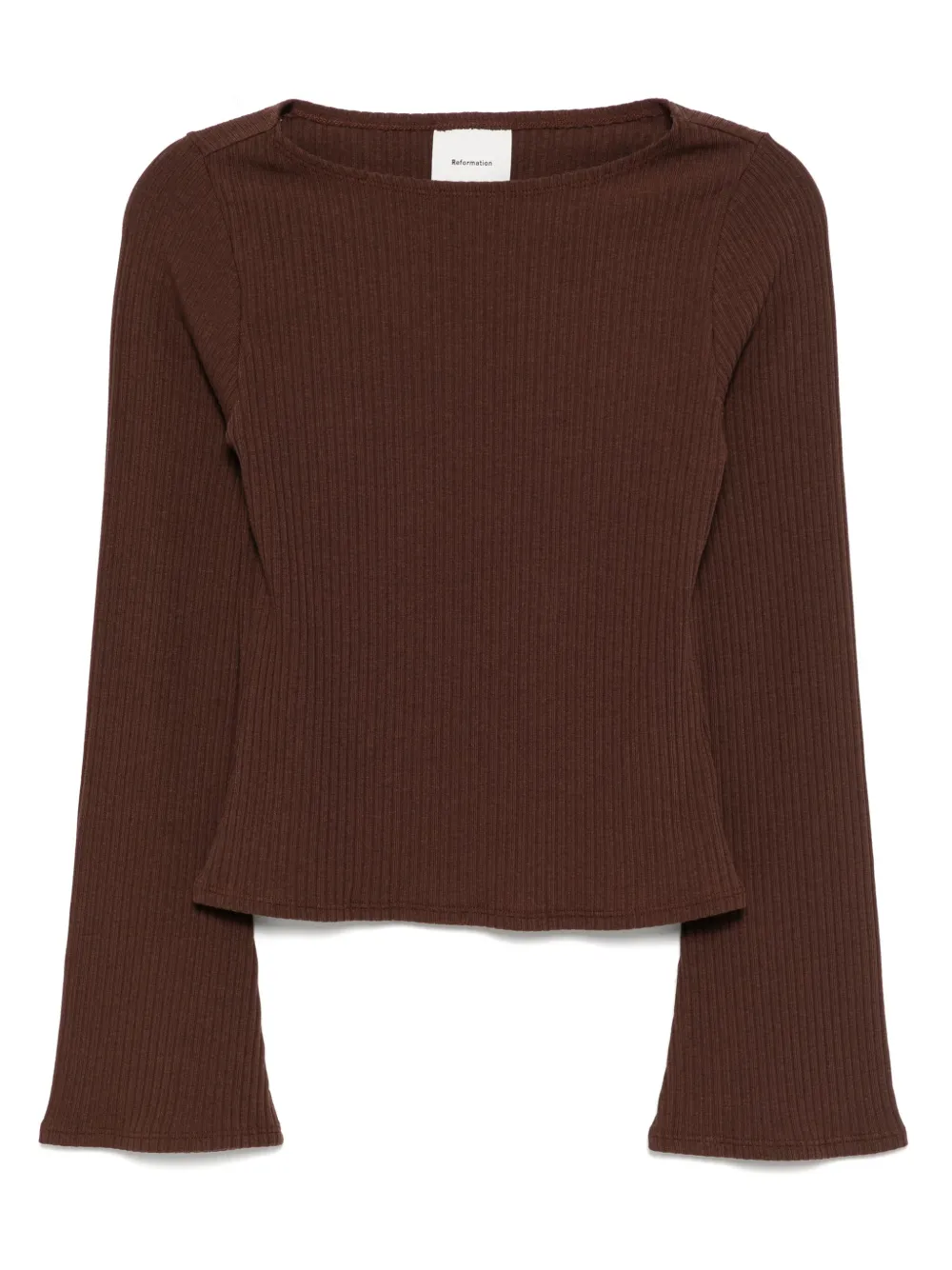 Reformation Millet ニットトップ - ブラウン Reformation Millet ニットトップ - ブラウン