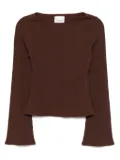 Reformation Millet knit-top - Brown