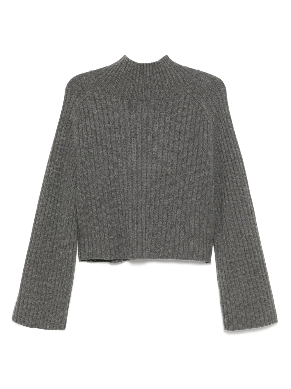 Reformation Brooke cropped trui Grijs