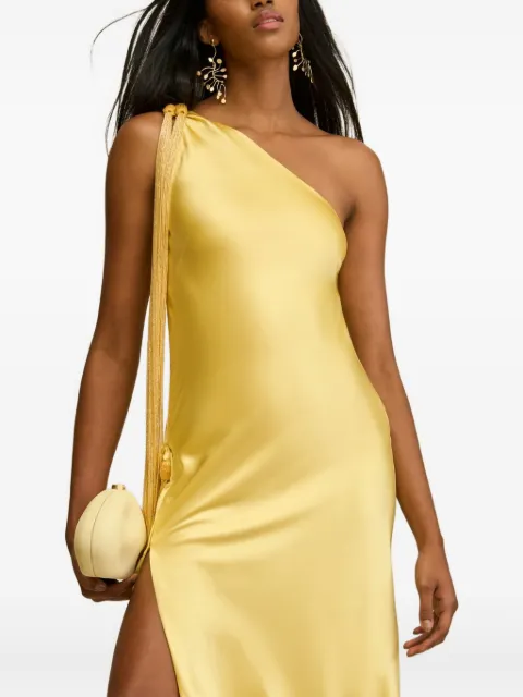 Cult Gaia Keya one-shoulder tassel maxi dress