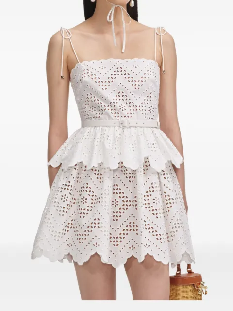 Self-Portrait cotton dress