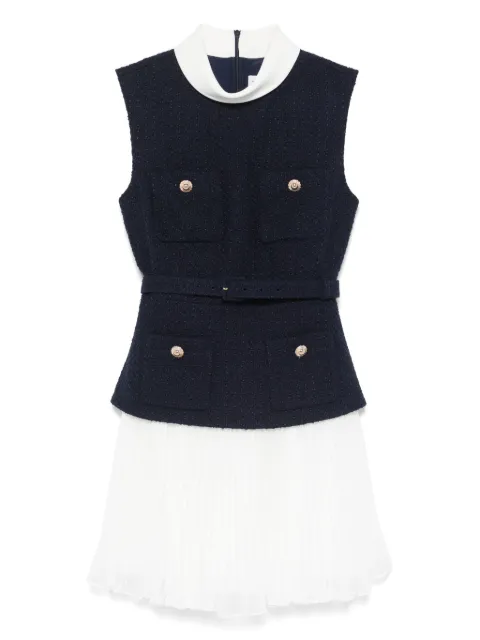 Self-Portrait chiffon mini dress
