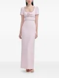 Self-Portrait crystal-embellished dress - Pink