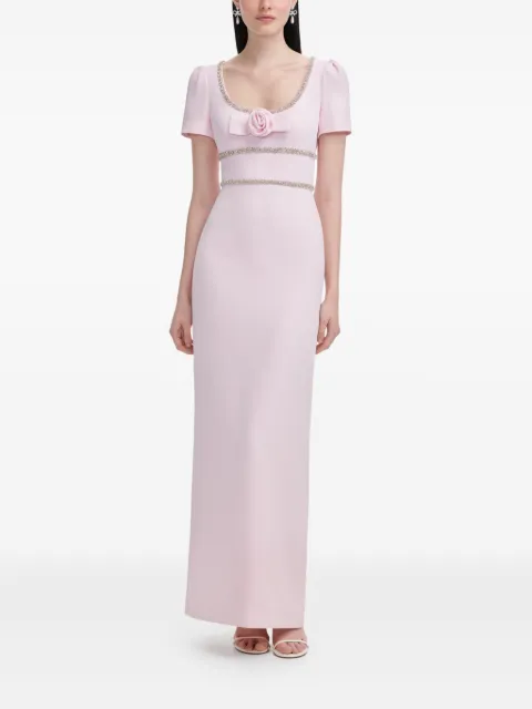 Self-Portrait crystal-embellished dress