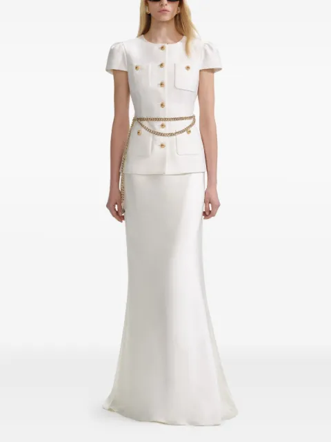 Self-Portrait taffeta dress