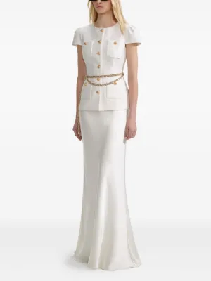 || SALE || Self Portrait >> グリッドドレス in ホワイト Self-Portrait Portrait in White | Lyst