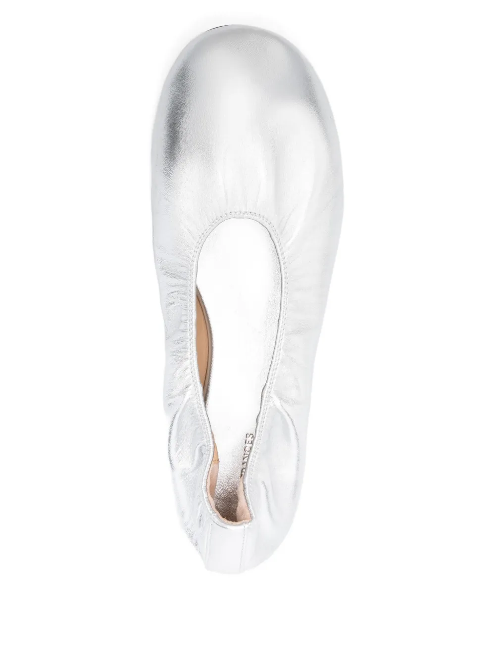 Dear Frances leather ballet flats Grey