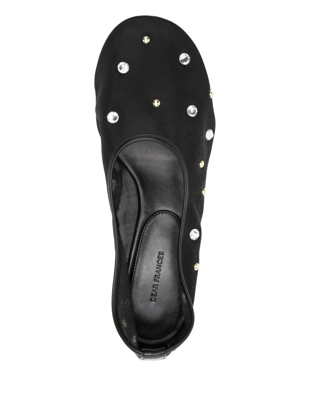 Dear Frances 45mm crystal-embellished heeled pumps Black