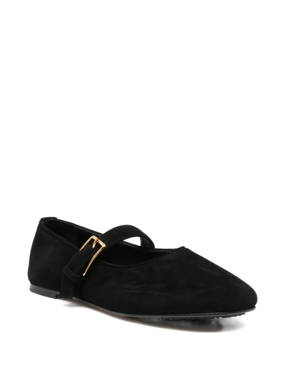 Dear Frances ball-buckle ballet flats - Zwart