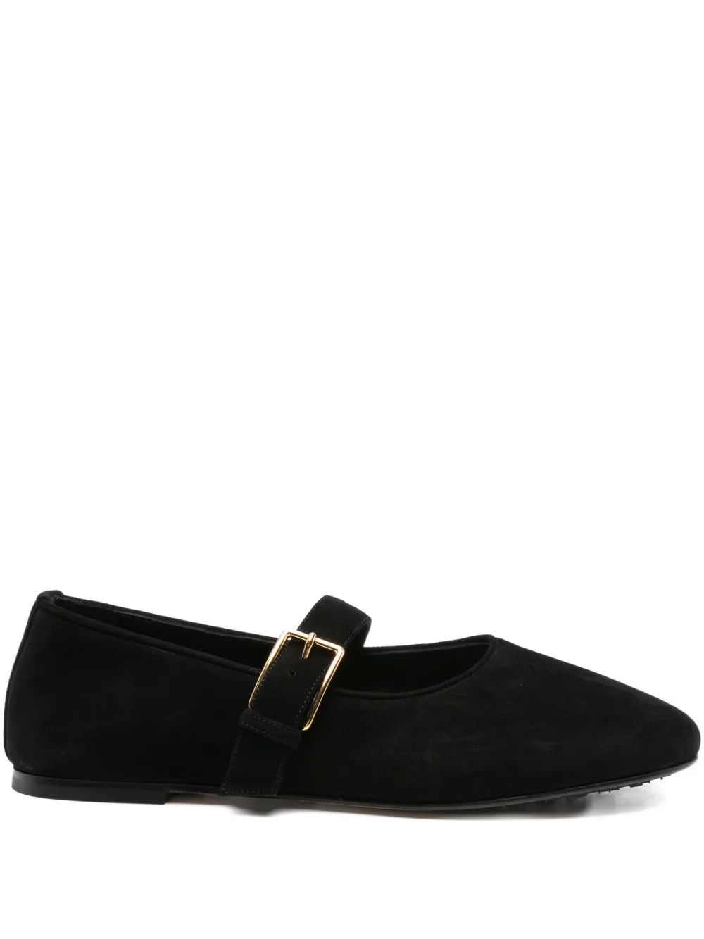 Dear Frances ball-buckle ballet flats Black
