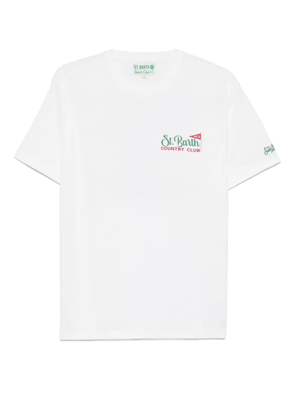 MC2 Saint Barth Country Golf T-shirt Wit