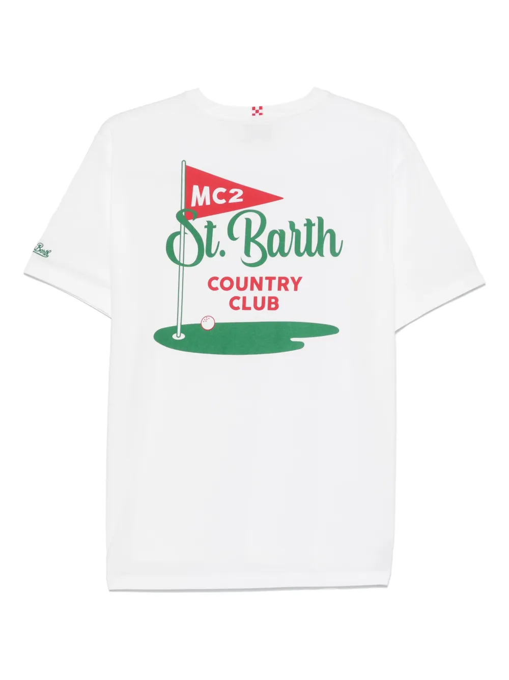 MC2 Saint Barth Country Golf T-shirt Wit