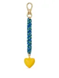 Roxanne Assoulin The Happy Cord heart bag charm - Blue