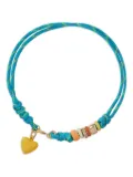 Roxanne Assoulin The Happy Cord heart-charm beaded necklace - Blue