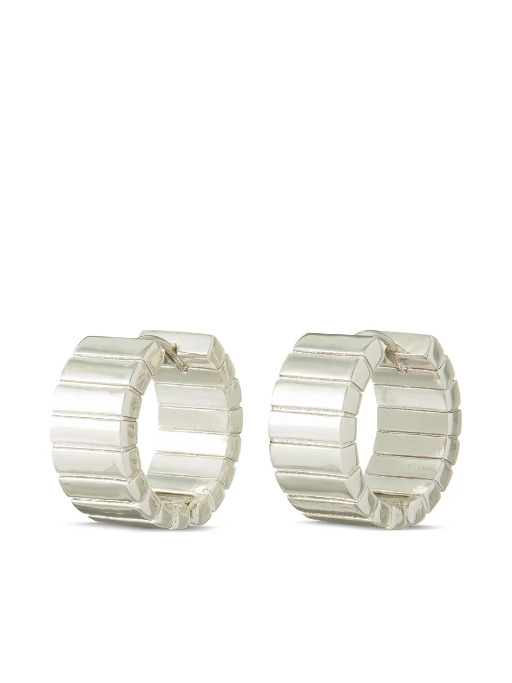 Roxanne Assoulin arracadas dentadas | plateado | Image 1