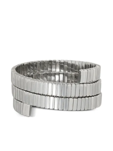 Roxanne Assoulin pulsera en tono plateado