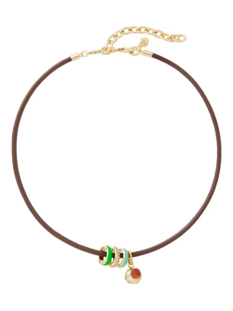 Roxanne Assoulin leather charm necklace