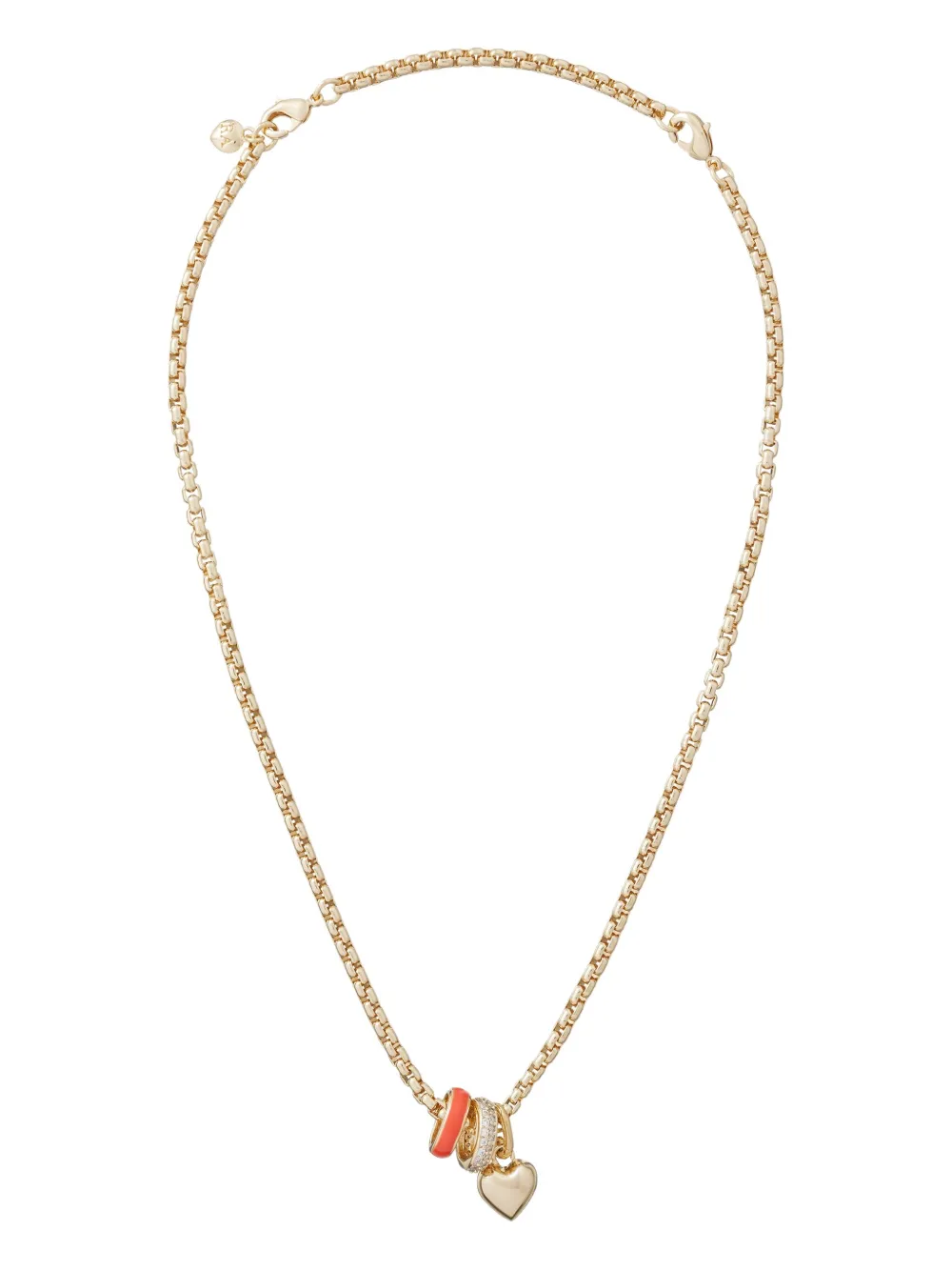 Roxanne Assoulin The Box Chain heart-charm necklace | Gold | Image 1