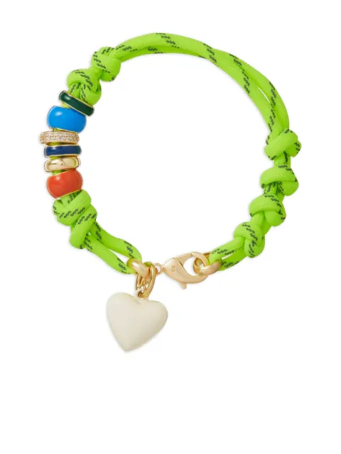 Roxanne Assoulin pulsera con cuentas y dije de corazón