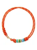 Roxanne Assoulin The Happy Cord knotted necklace - Orange