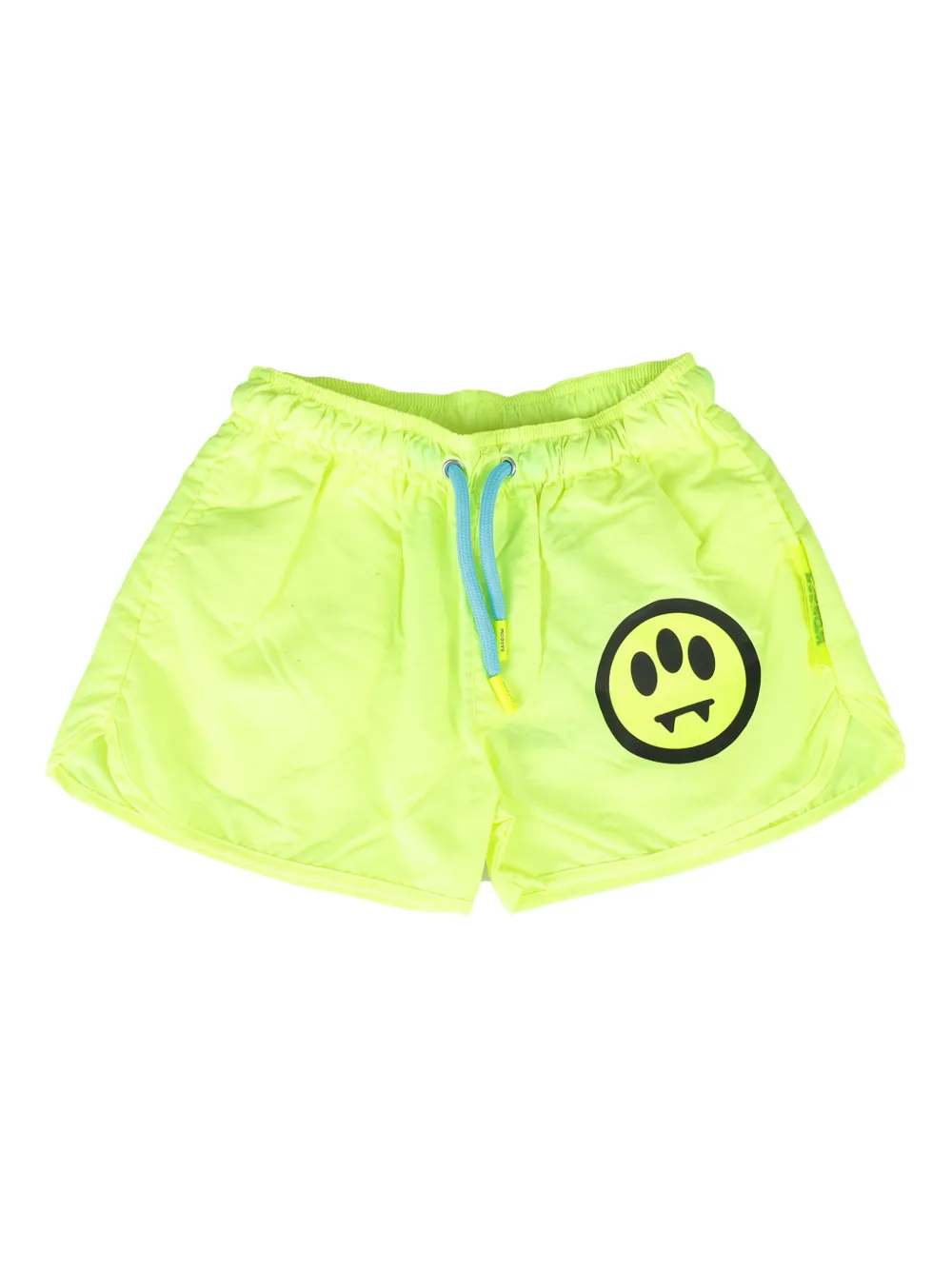 Barrow kids Zwembroek met smiley-patroon Geel