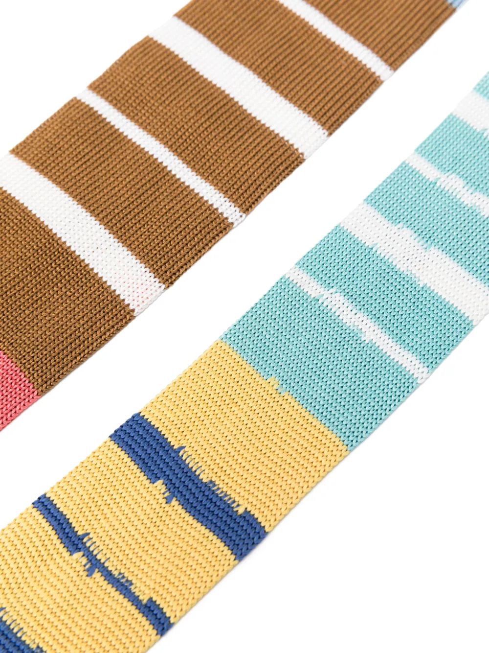 Paul Smith Gestreepte sjaal - Blauw