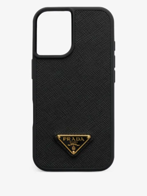 Prada Saffiano leather iPhone 16 case