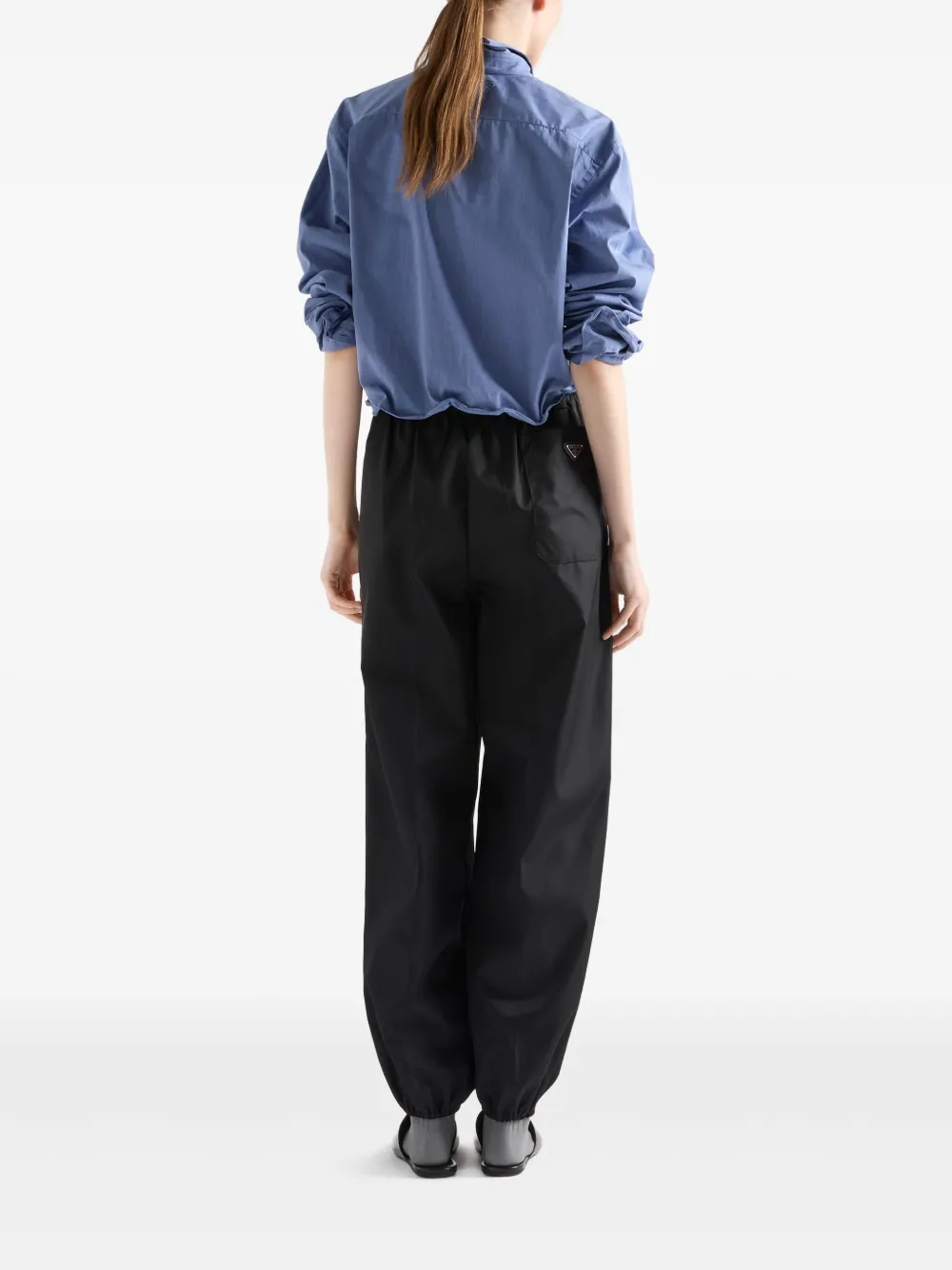 Prada Re-Nylon joggingbroek Zwart