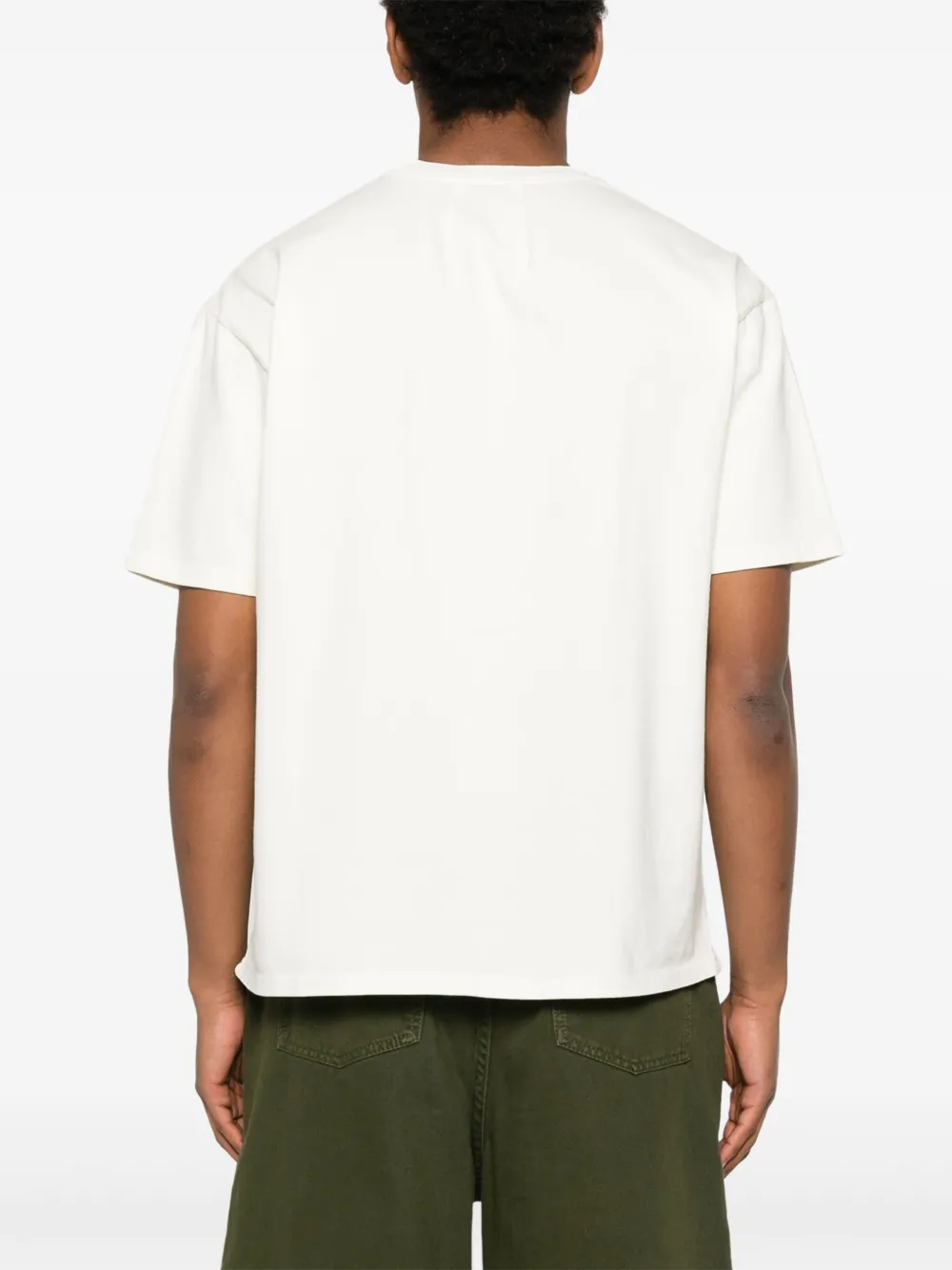 RHUDE Katoenen T-shirt met logoprint Wit
