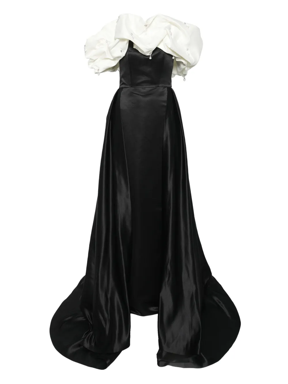 AAVVA vestido con hombros descubiertos | negro | Image 1