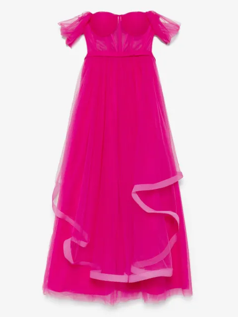AAVVA robe longue en tulle