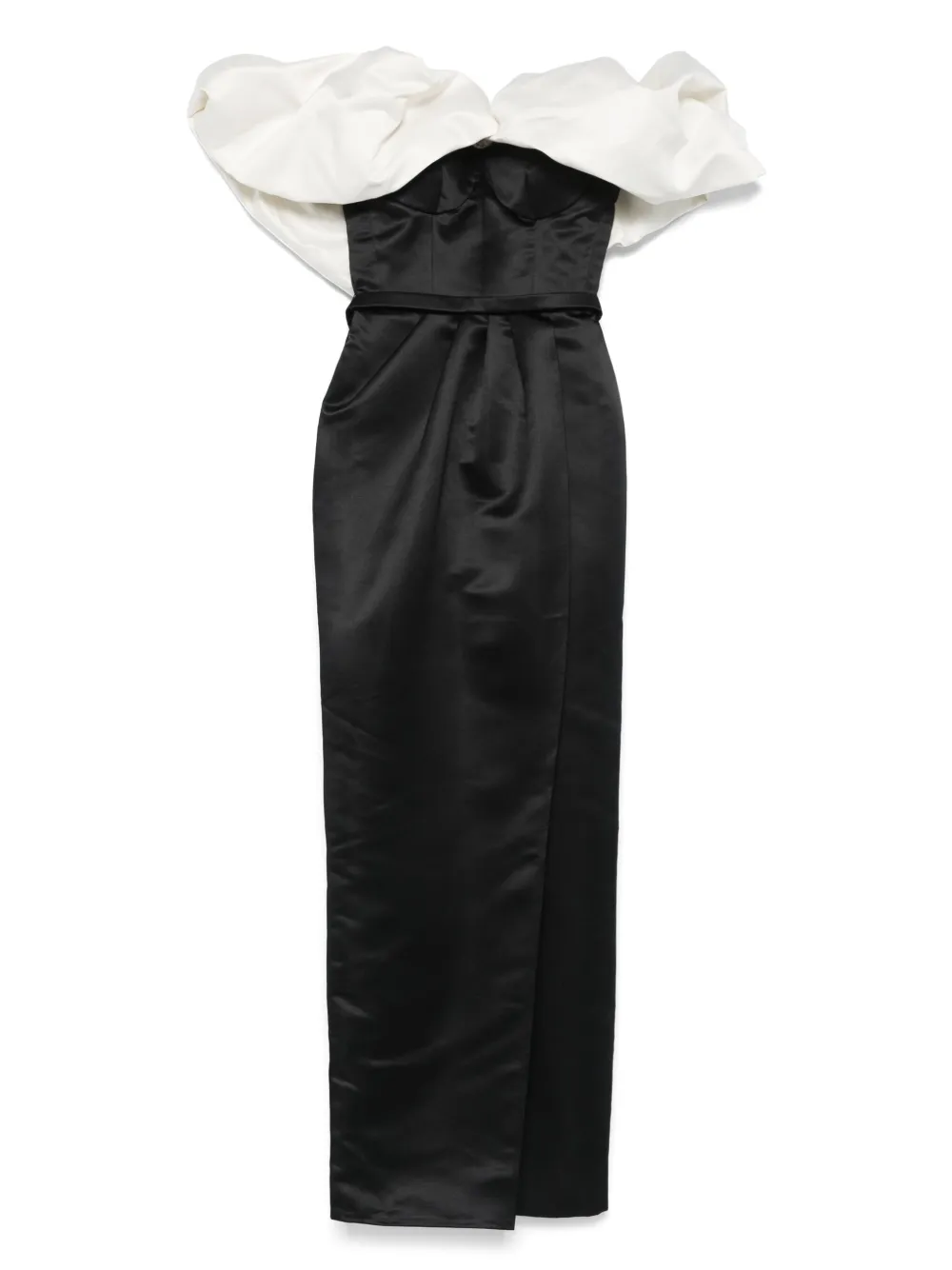 AAVVA vestido con hombros descubiertos | negro | Image 1