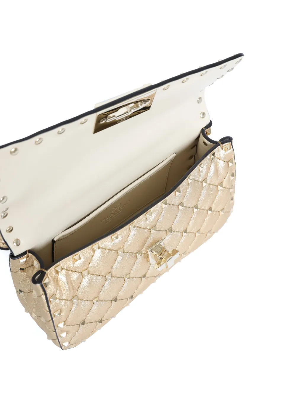Valentino Garavani Rockstud Spike kleine schoudertas Beige