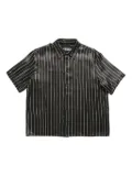 LGN LOUIS GABRIEL NOUCHI pinstriped shirt - Black