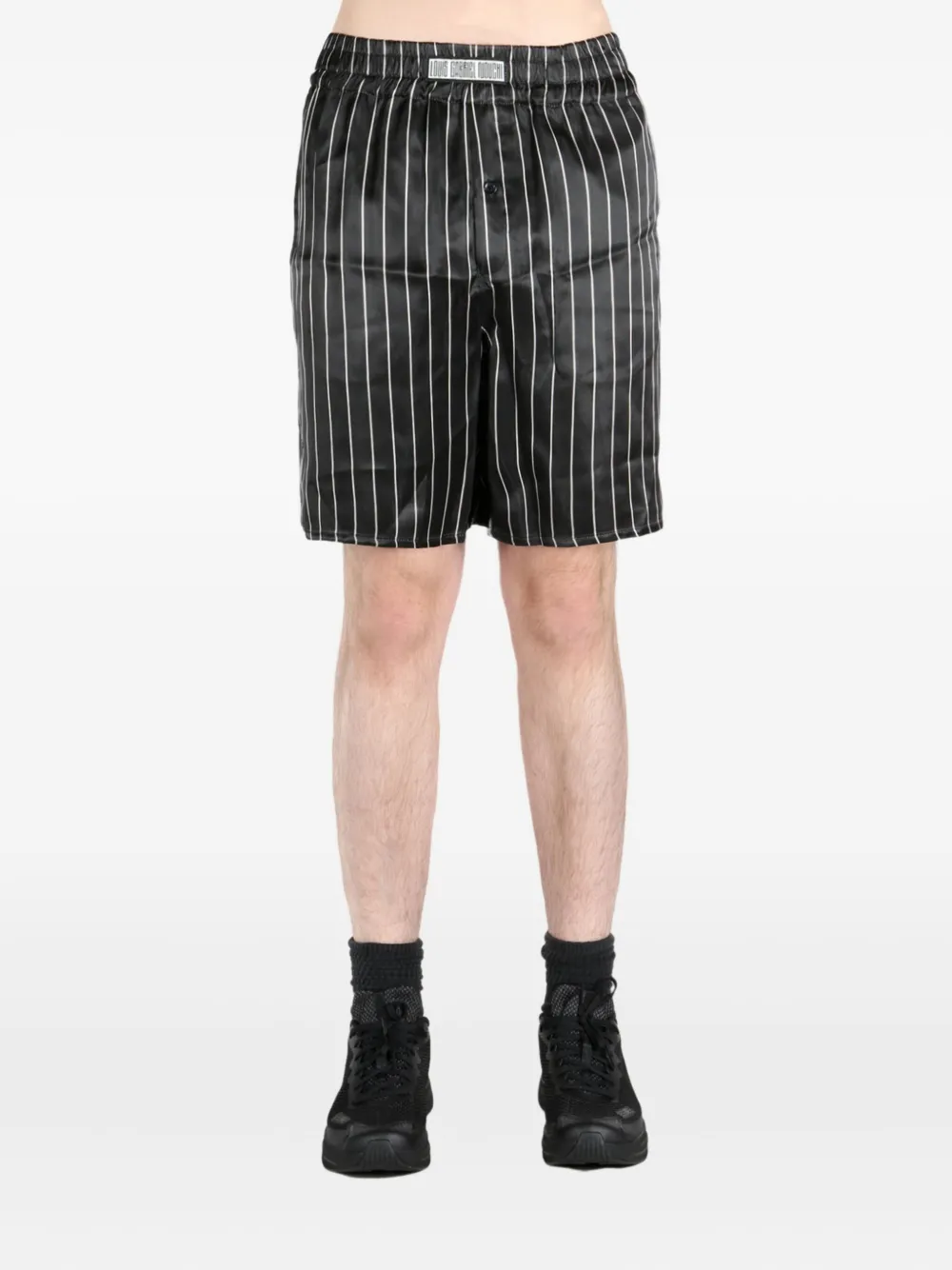 LGN  LOUIS GABRIEL NOUCHI  pinstriped shorts | Shorts para correr | Image 2