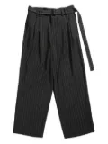 LGN LOUIS GABRIEL NOUCHI pinstriped trousers - Black