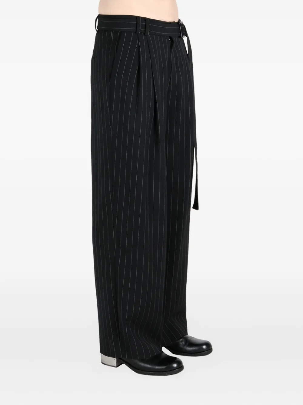 Shop Lgn Louis Gabriel Nouchi Pinstriped Trousers