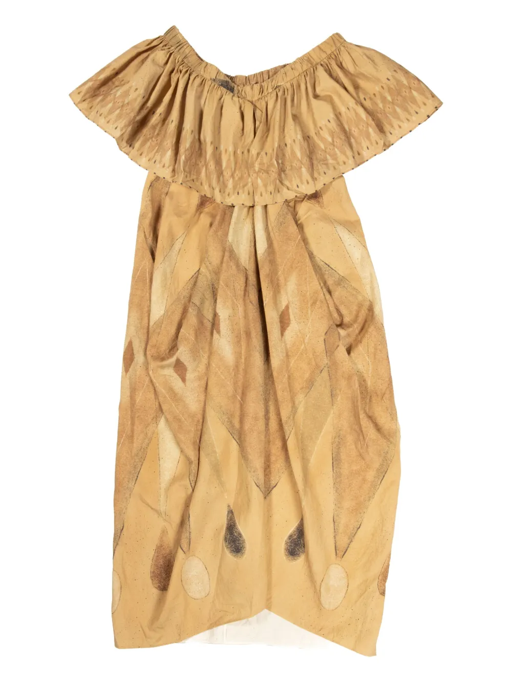 YANGKEHAN floral-print dress - Beige