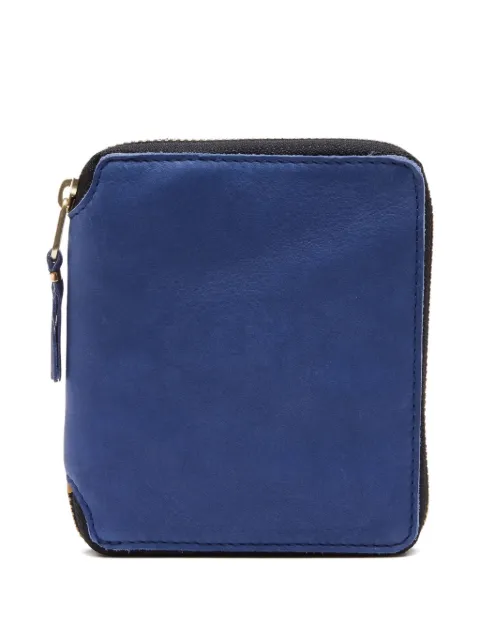 Comme Des Garçons Comme Des Garçons washed zip-around wallet